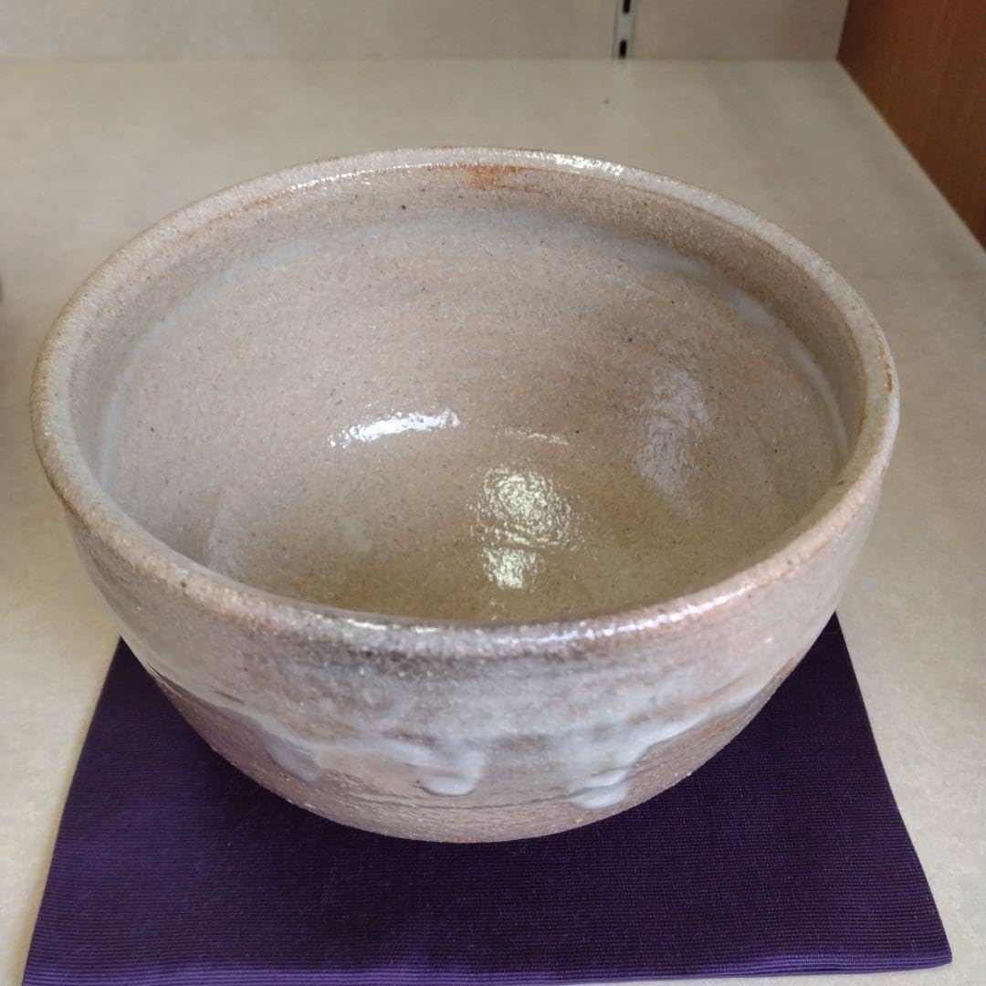 茶道具期間限定特価唐津茶碗(鏡山窯井上東也)鵬雲斎大宗匠御書付